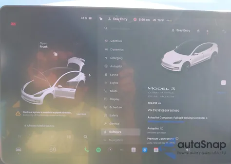 2019 Tesla Model 3 Long Range/Performance from USA, damaged, VIN 5YJ3E1EB3KF387050